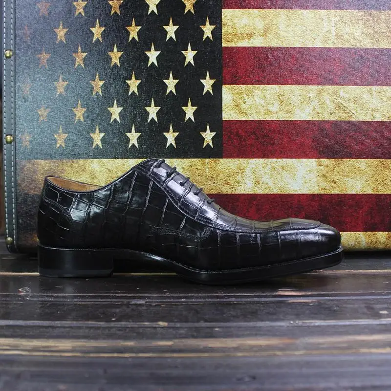 Sipriks Brands Printed Crocodile Shoes 