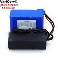VariCore 24V 6Ah 6S3P 18650 Battery li-ion battery 25.2v BMS 6000mah electric bicycle moped /electric/battery pack +1A Charger