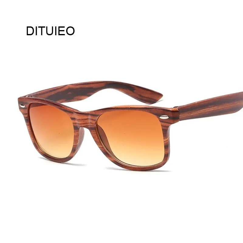 plastic wood grain sunglasses