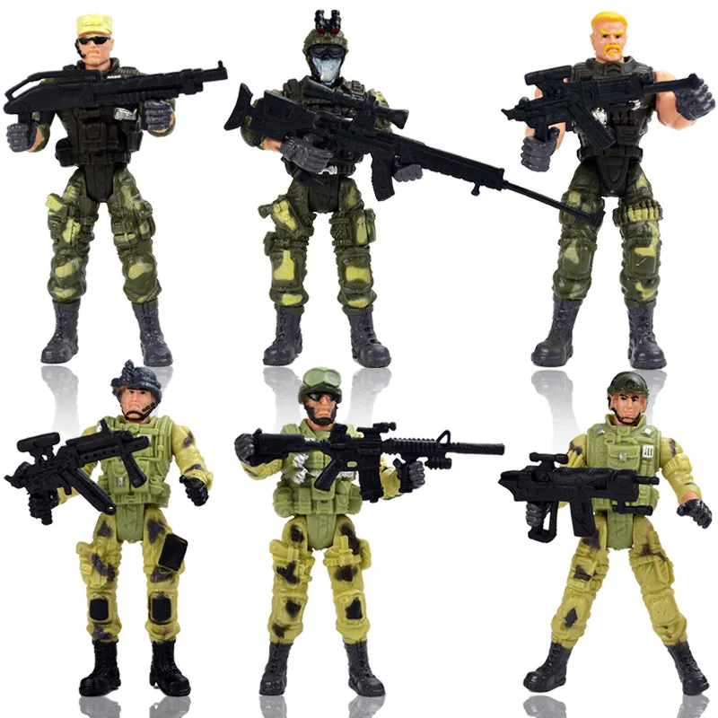 SWAT Military man Command Mini Figures 