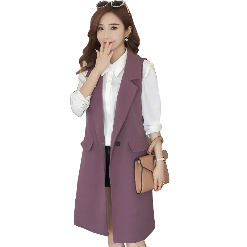 long sleeveless coat for ladies