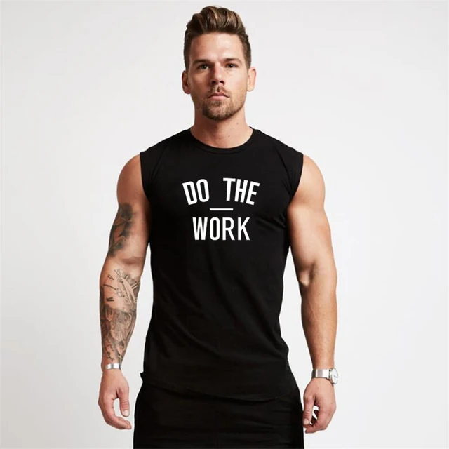 ביגוד פיתוח גוף גברים  Gym Bodybuilding Mens Clothing - Tank Tops