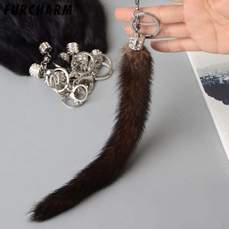 DANKEYISI 5pcs Pure Real Fur Pompoms 14-15cm DIY Raccoon Fox Fur Pom Poms  Fur Balls For Hats Scarf Shoes Knitted Hat Cap Beanies