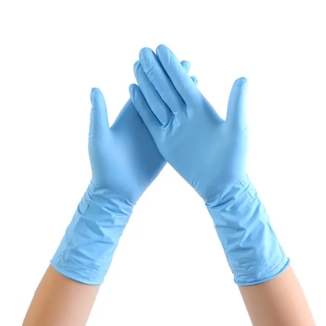 cleaning plastic gloves