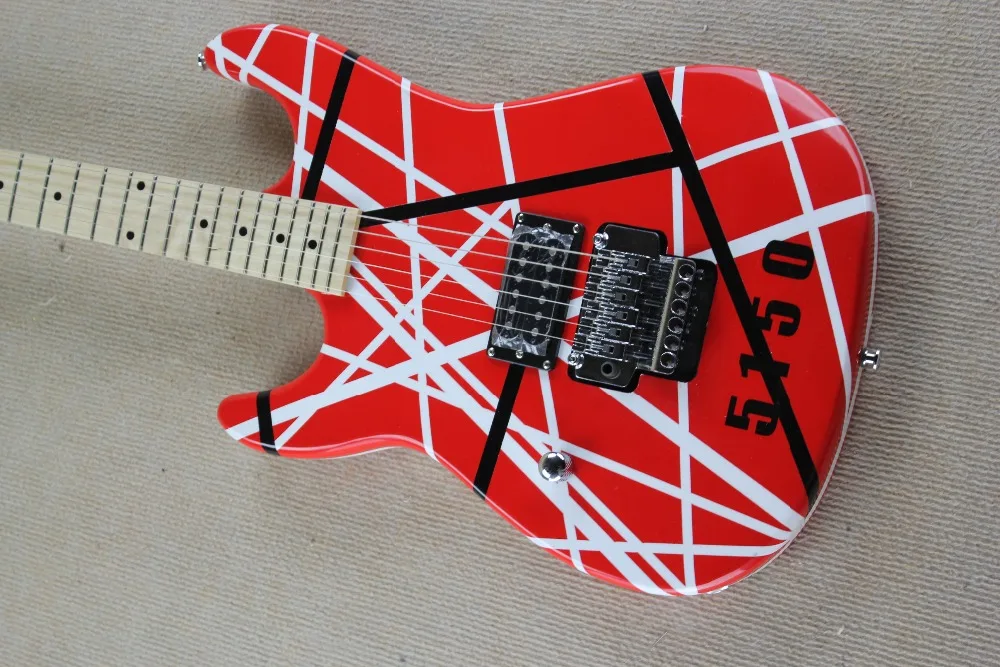 left handed eddie van halen guitar