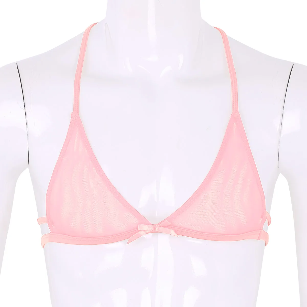 triangle bra pink