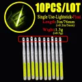 10pcs/bag 4.5*40mm fireflies for Fishing Float Fluorescent Lightstick Light Night Float Rod Lights Dark Glow Stick preview-6