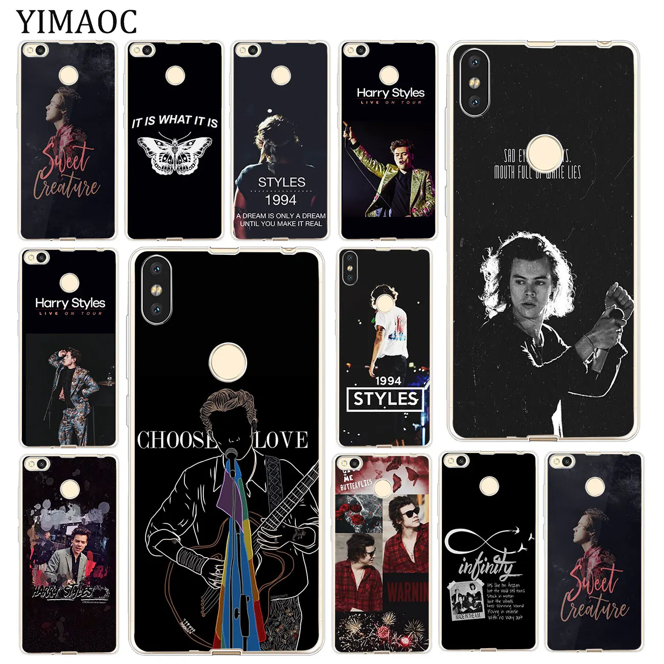 Agora A3esoyar Kinhtwn One Direction Tattoos Harry Styles Soft Case For Xiaomi Mi Redmi 8a 7a 6a 5a 4x Note 8 7 6 Pro 5 Plus Cover