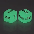 10PCS,Sexy Dice Top Quality Acrylic Fluorescence Dice Entertainment Toy Gambling Dice 6 Sides With Free Shipping preview-3