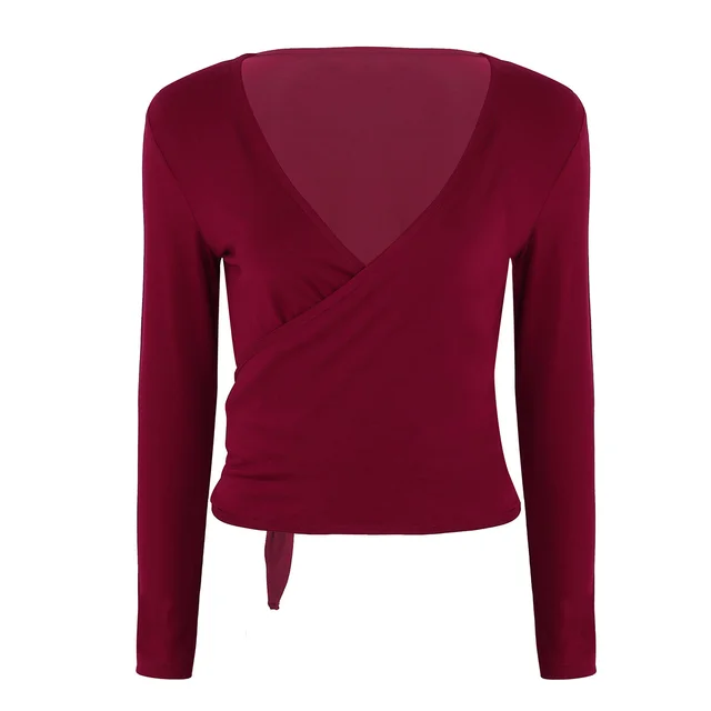 Long Sleeve Latin Dance Top Shrug Cover 