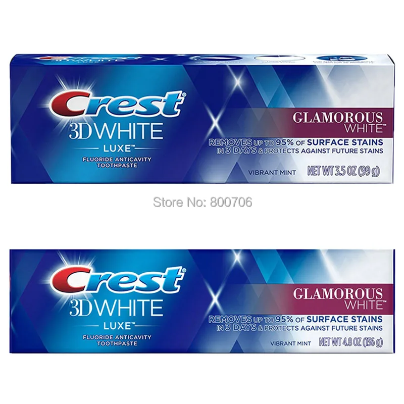 crest glamorous white luxe