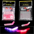 10pcs/bag 4.5*40mm fireflies for Fishing Float Fluorescent Lightstick Light Night Float Rod Lights Dark Glow Stick preview-3