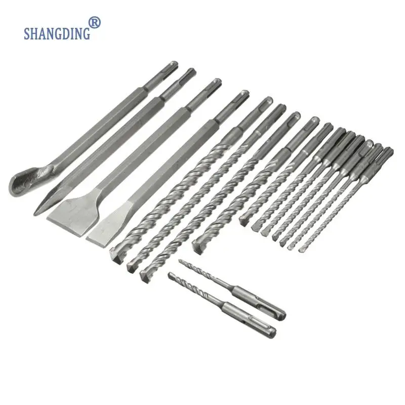 Chisel SDS Plus Rotary Hammer Bits Set 