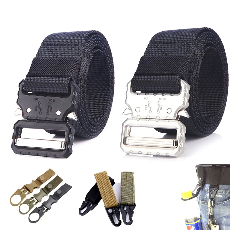 nylon duty belt with metal buckle