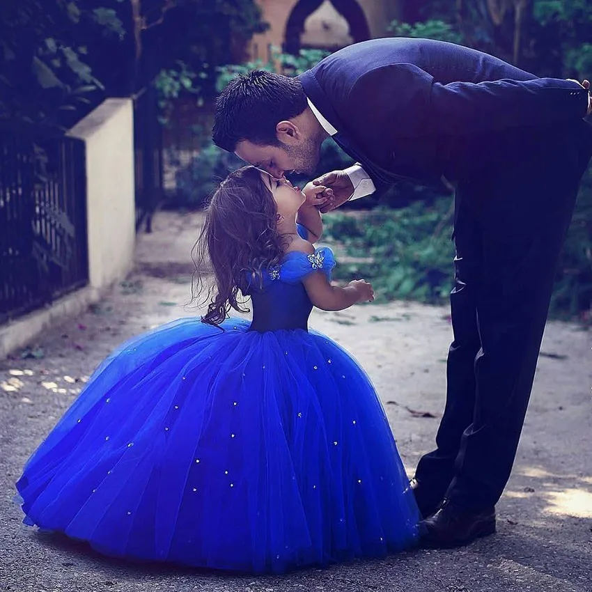 cinderella flower girl dress