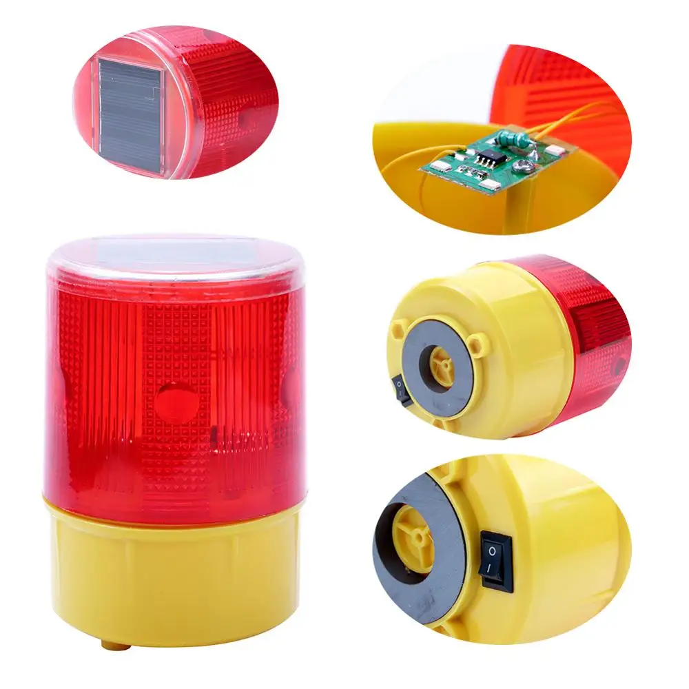 red emergency signalling lamp