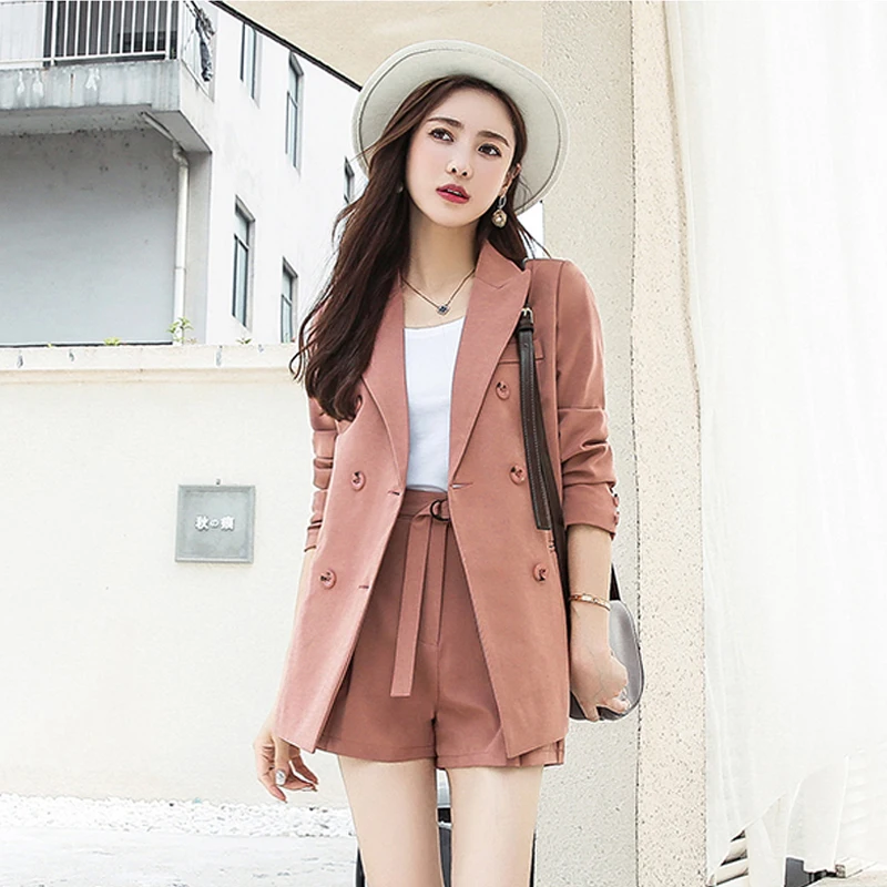 womens shorts and jacket
