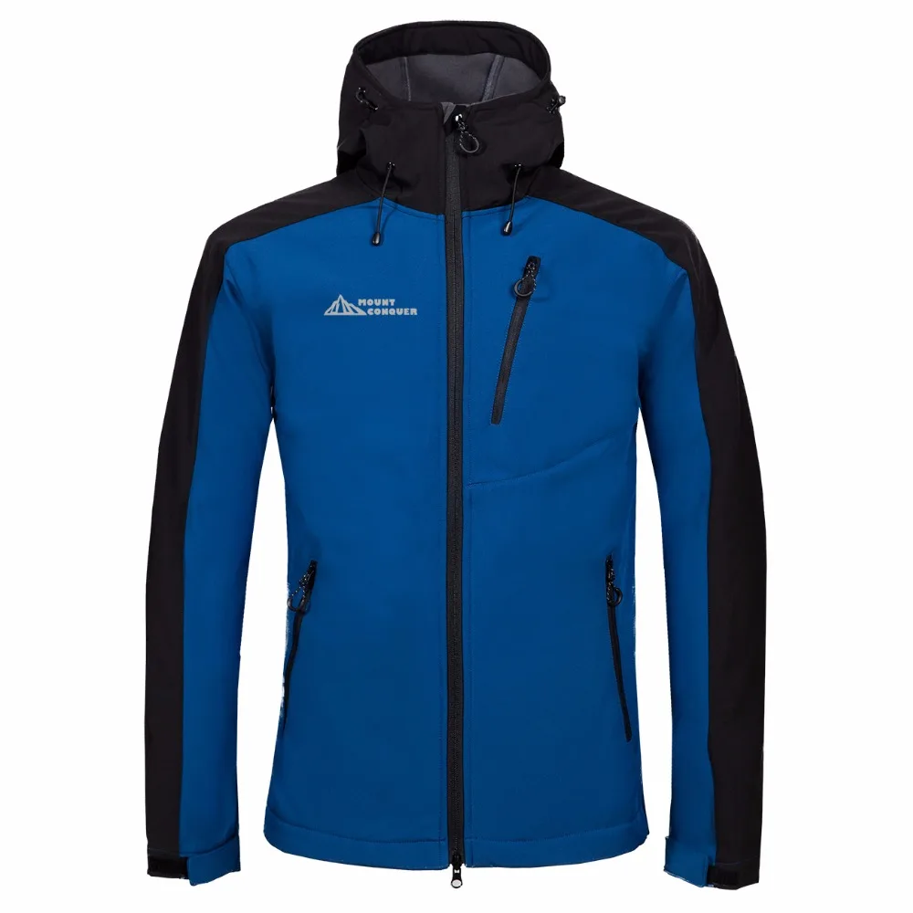 Softshell Fleece Men Hiking Jacket 