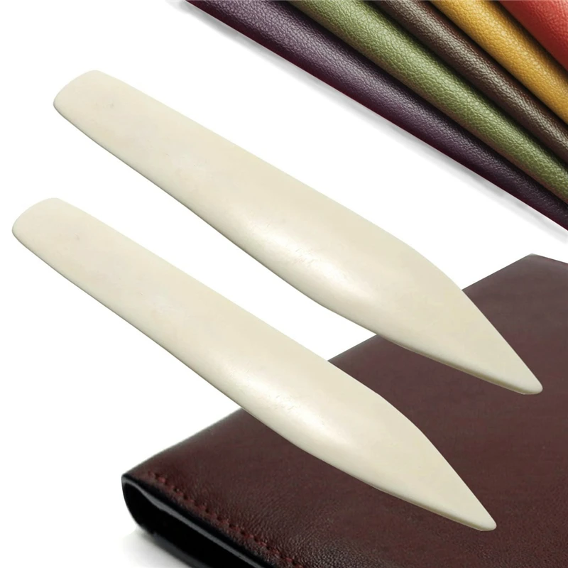 1Pcs Natural Bone Folder Leather Craft Tools for Scoring Folding