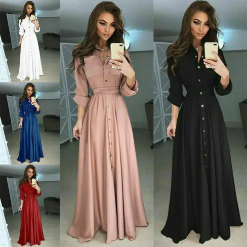 Plus Size New Long Dress Women long 