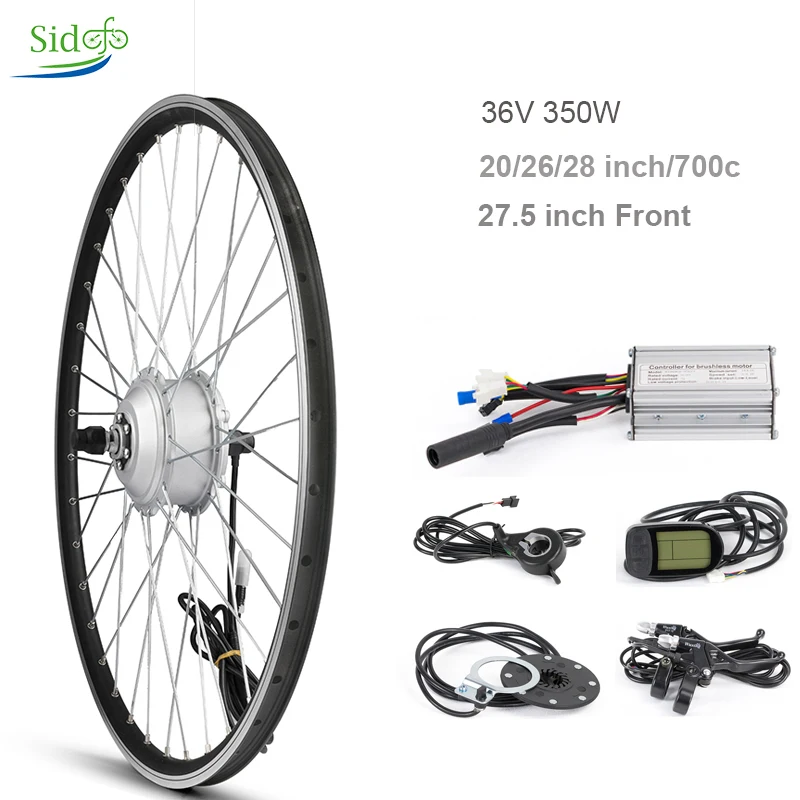 electric bike conversion kit 27.5 front wheel