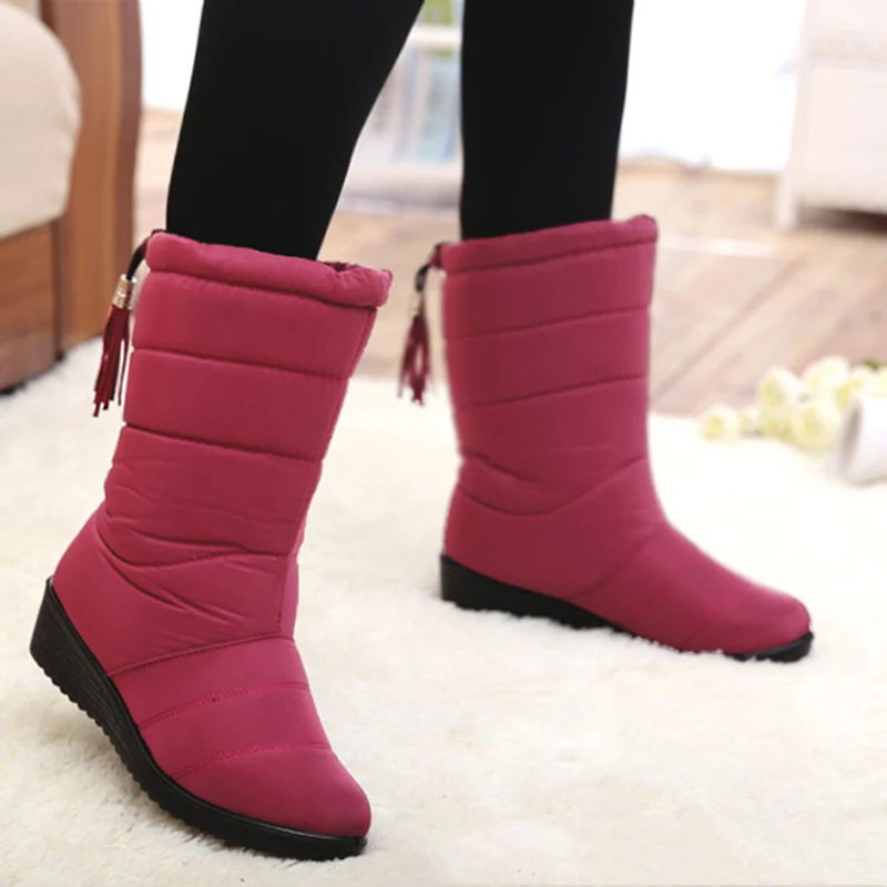 warm platform boots