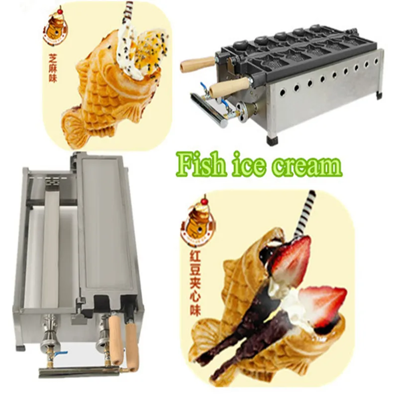 gas taiyaki waffle maker