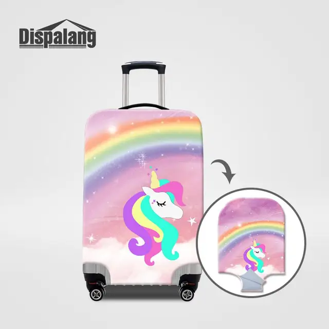 unicorn luggage cover