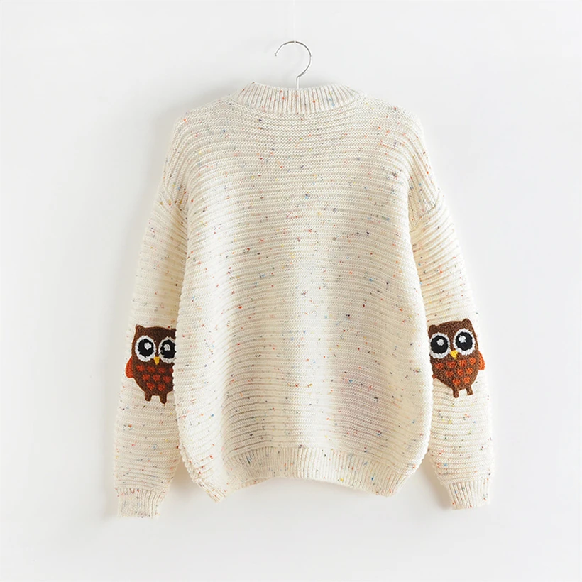owl sweater womens
