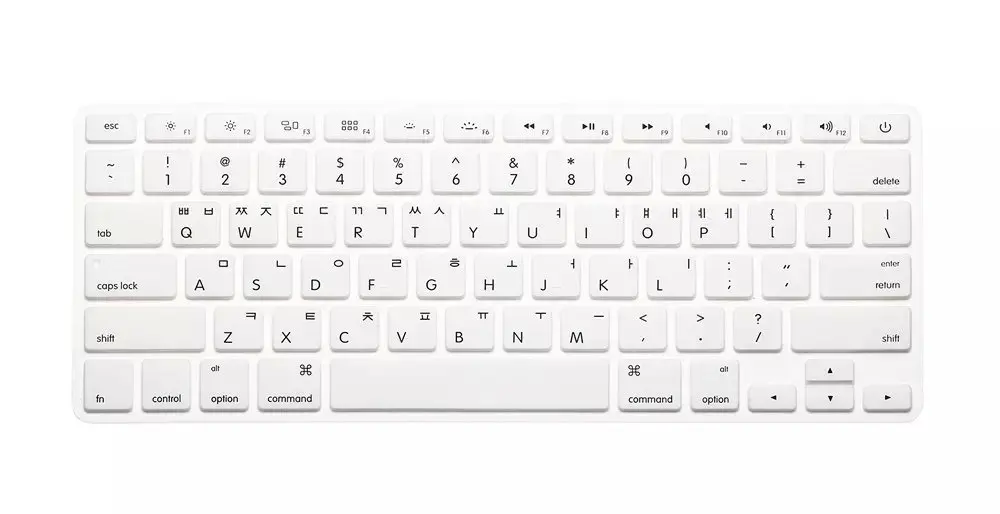 korean keyboard cover mac