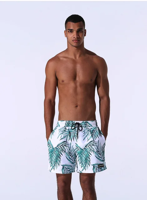 Y324 Summer quick-drying beach shorts leisure briefs men swimwear swim trunk man swimsuit bermudas masculina-animated-img