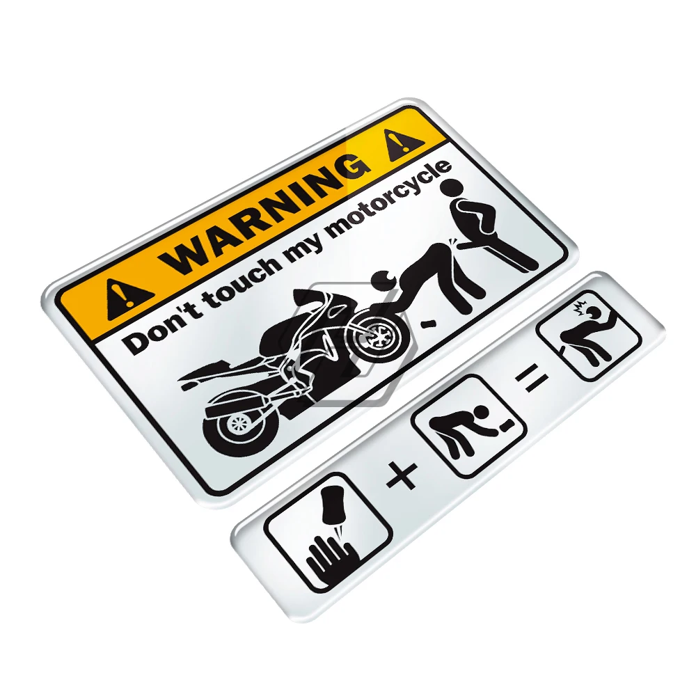 Αγορά Ανταλλακτικά μοτοσικλέτας  3D Do Not Touch My Motorcycle Motorbike  Tank Decal Warning Sticker Case for Kawasaki Yamaha Honda Suzuki Ducati BMW  Benelli