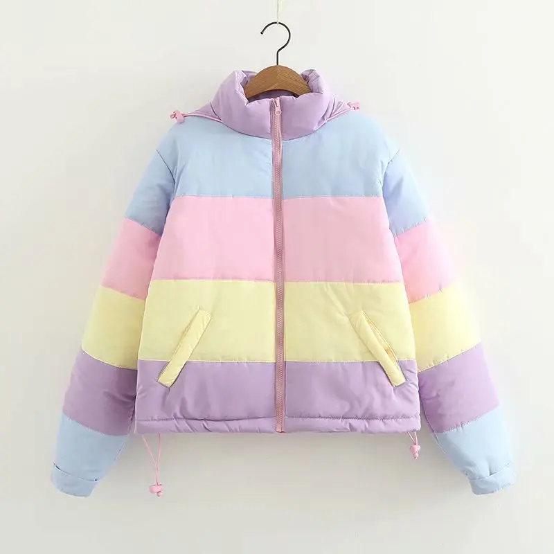 2019 Rainbow colorful Cotton Padded 