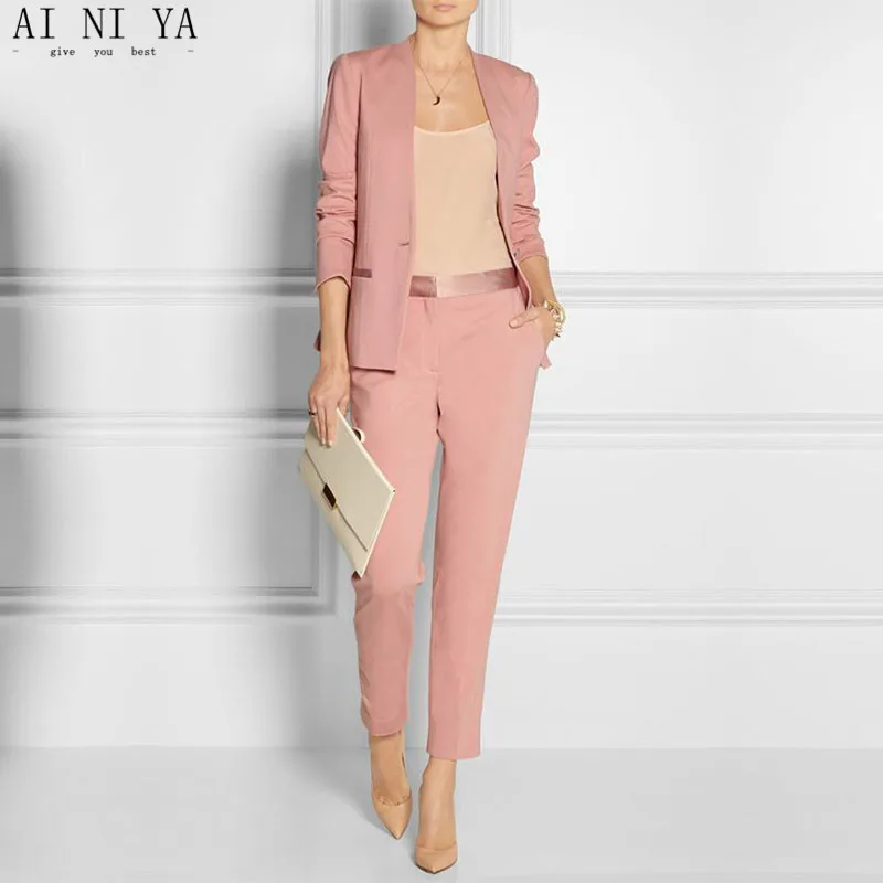 New Womens Suits Blazer with Pant Women 