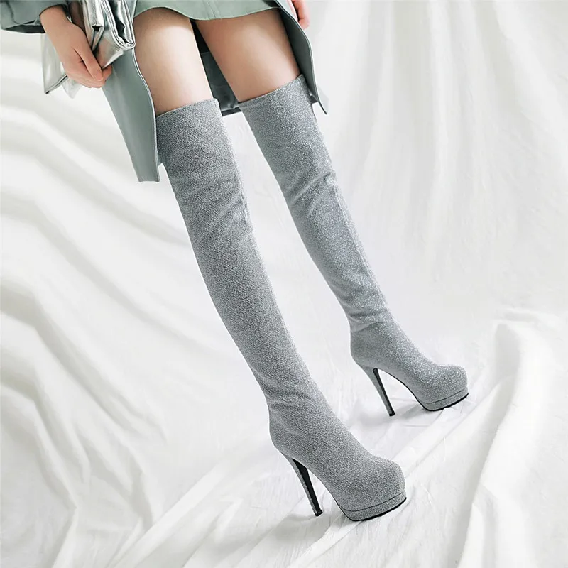 Knee High Boots Shoes Winter