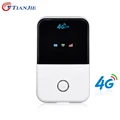 Tianjie 4G נתב WiFi מיני 3G LTE סוללה נטענת אלחוטית נייד נייד נקודה חמה לרכב Wi-Fi עם חריץ לכרטיס SIM