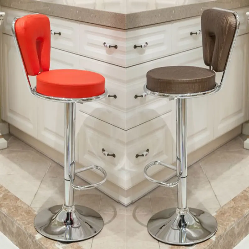 high back adjustable bar stool