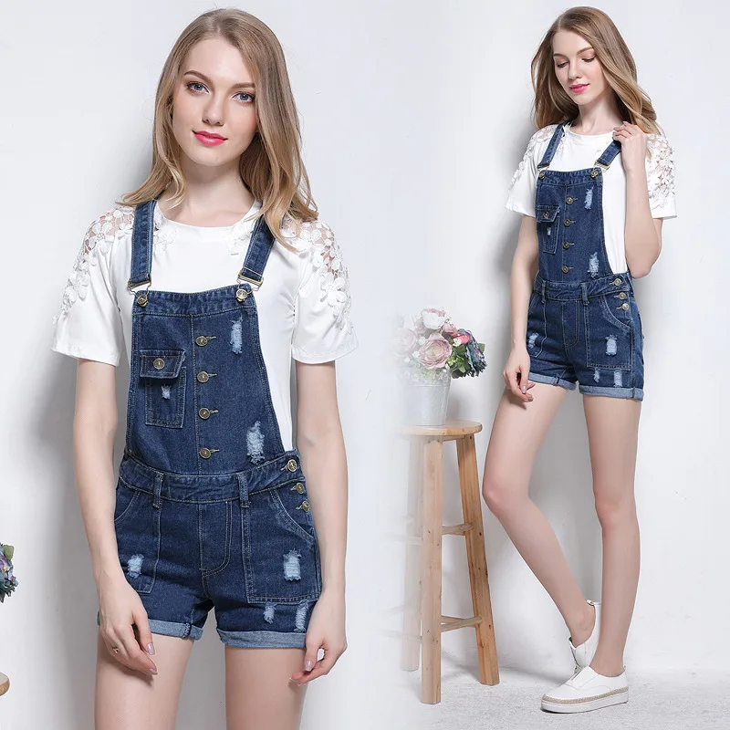 womens jean shorts overalls