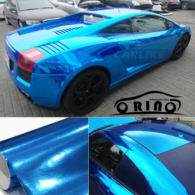 Matte Chrome Silver Vinyl Wrap Film Metallic Silver Satin Chrome Car Wrap  Covering With Air Release Size 1.52x20m/Roll