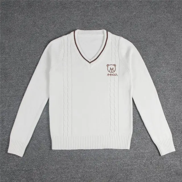Japanese Campus Pullover Lovers Sweater 