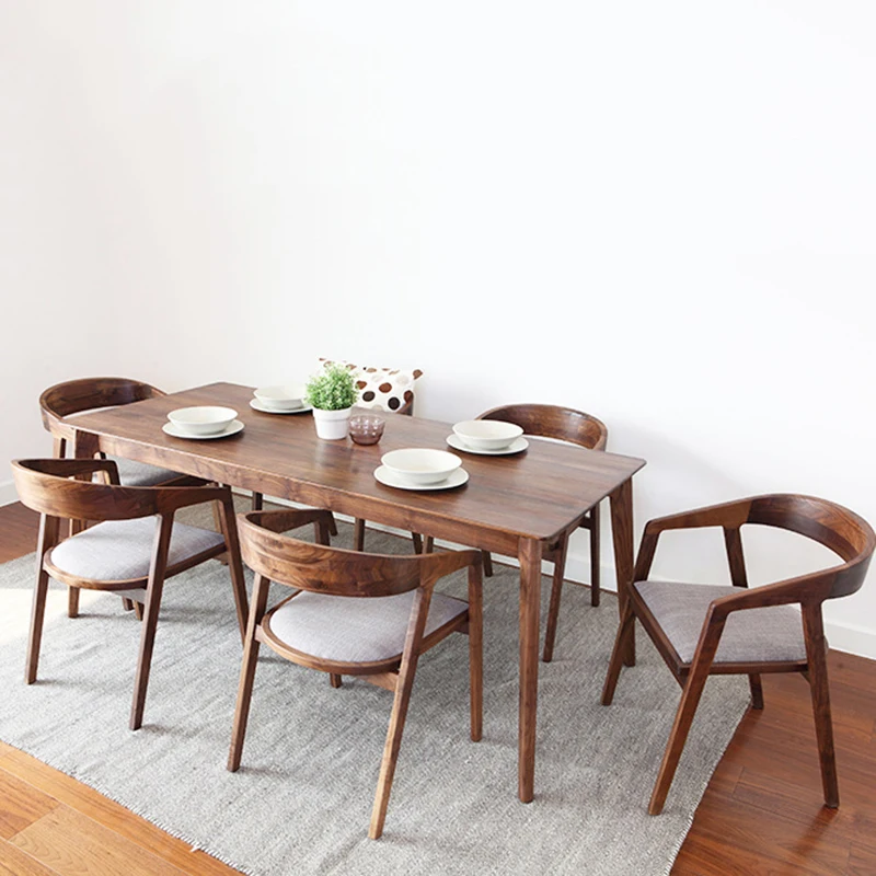 dining table chairs with armrests