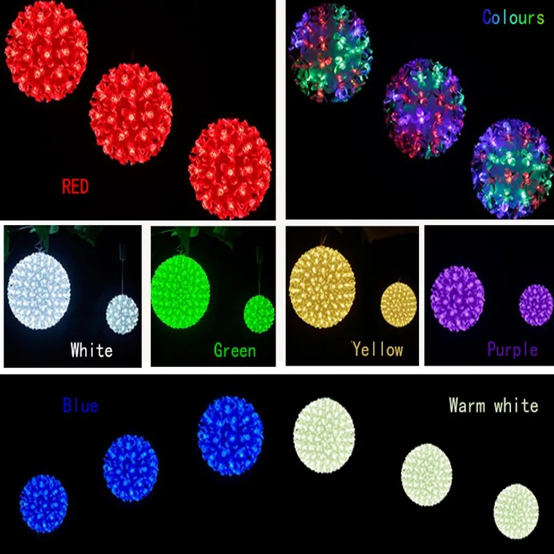 flower ball lights