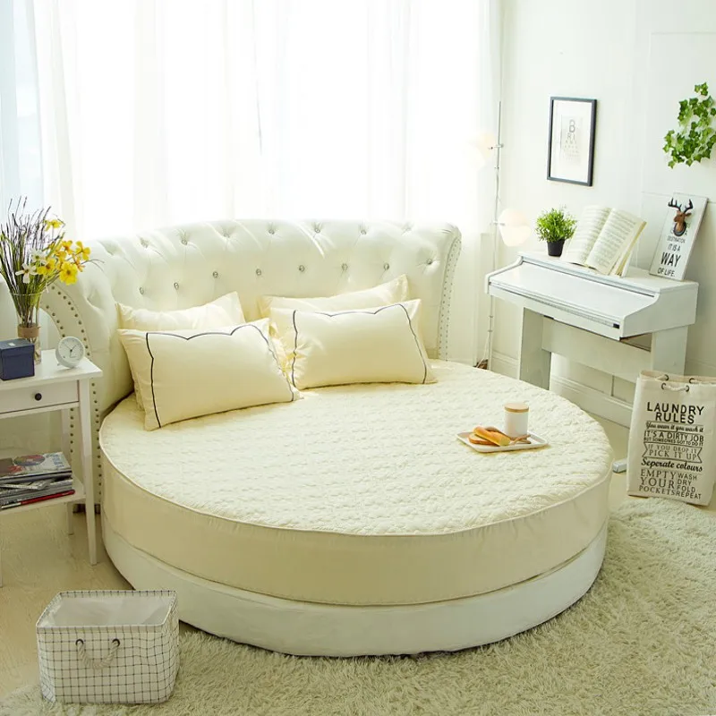 round bed mattress pad