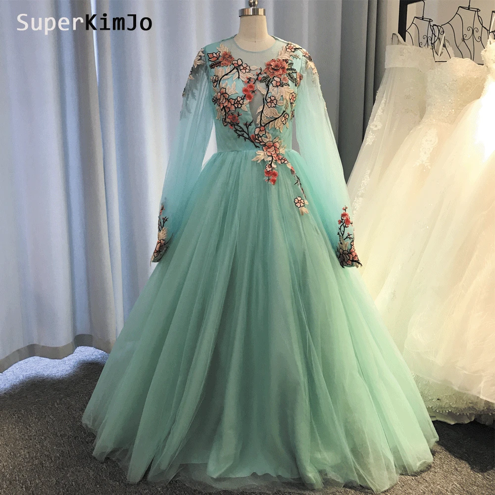 SuperKimJo Abendkleider 2021 Tulle Prom 