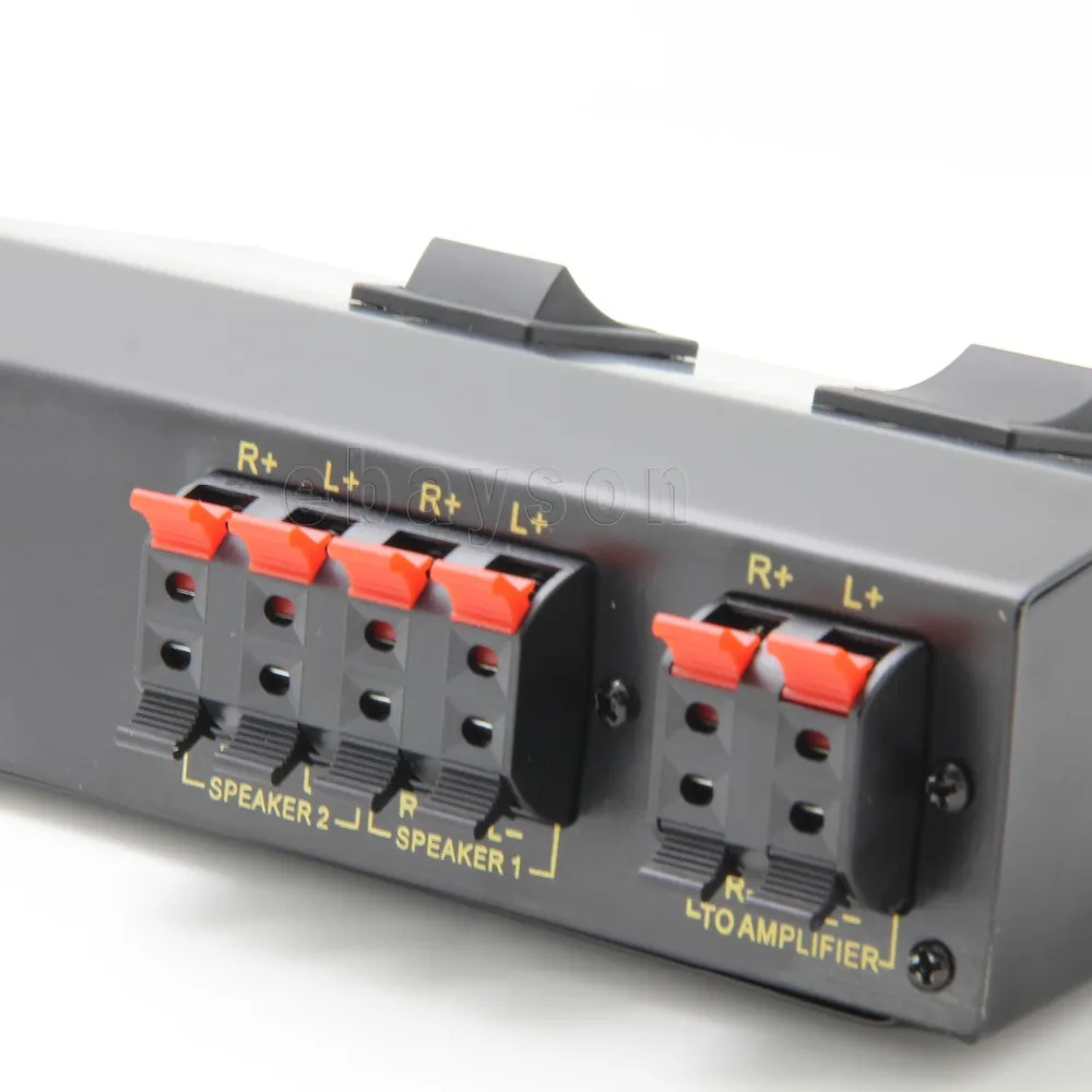 2 way speaker switch box