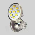 10pcs/lot Super Bright Dimmable MR11 5730SMD 7 12 15led 3w 5w 7w Spotlight Bulb lamp GU4 AC/DC 12V - 24v Glass preview-6