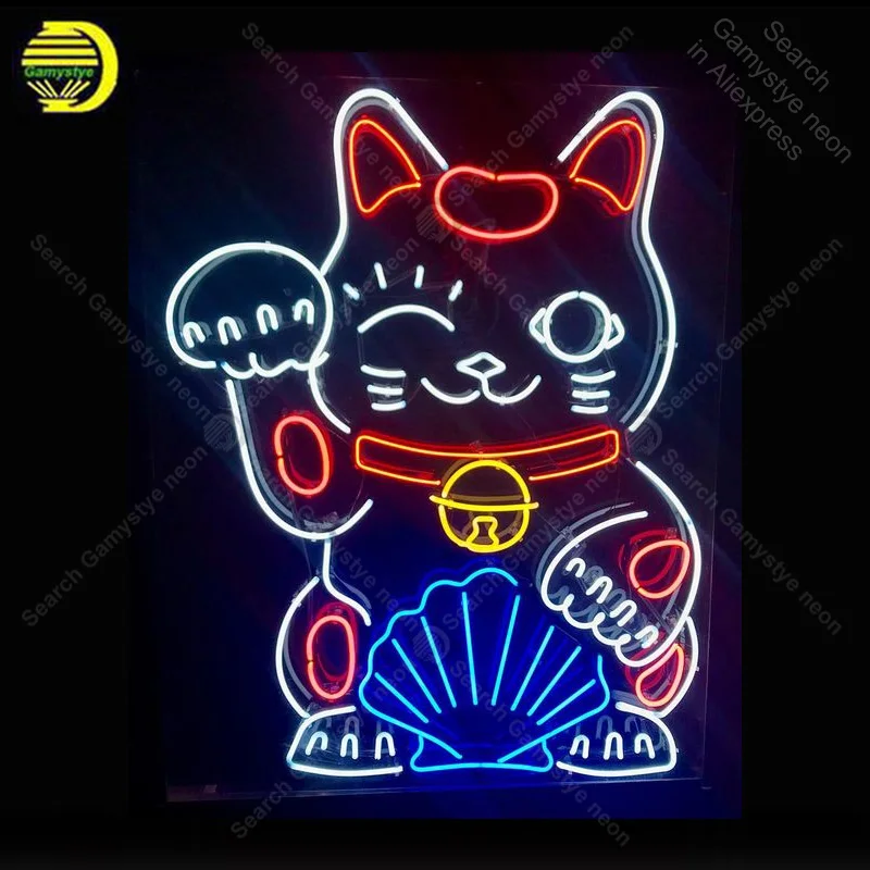 cat neon light