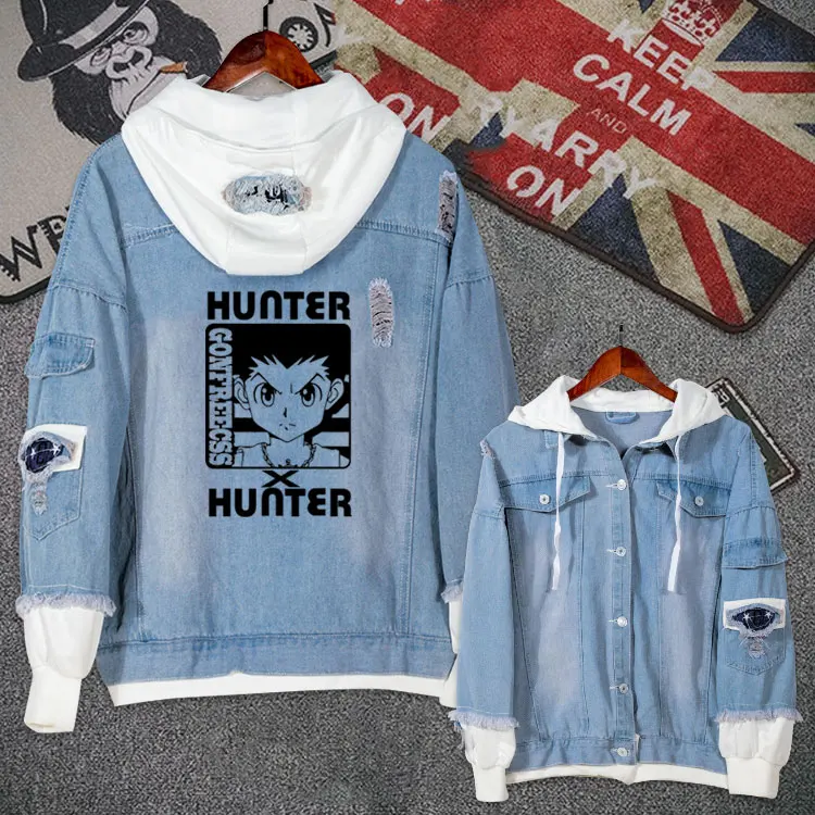 Anime HUNTER HUNTER Casual Jacket Jeans 