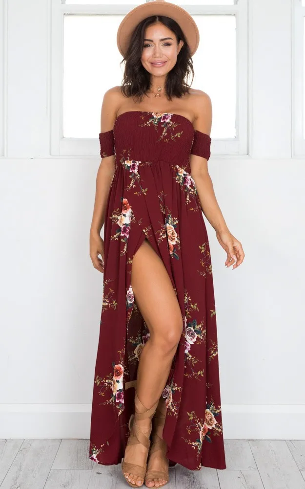 קנו שמלות | Boho style long dress women 