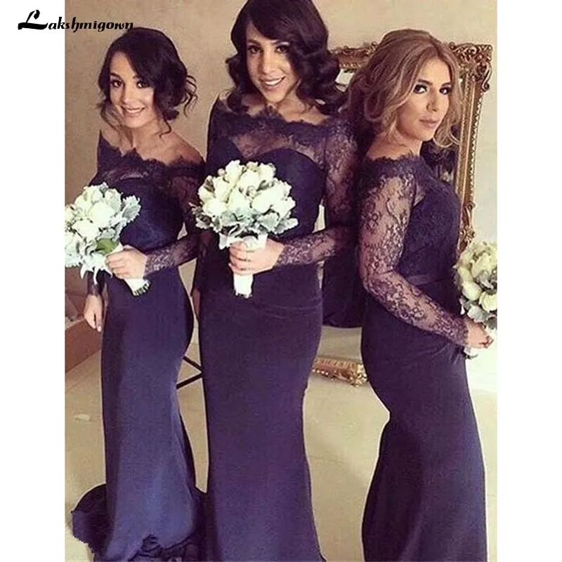 long sleeve bridesmaid dresses cheap